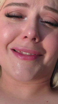 Casting with Horny and Blonde Girl Lucky Kay Love