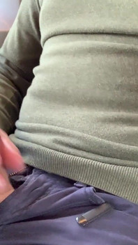 Jerking-off on the Train, Thick Cum