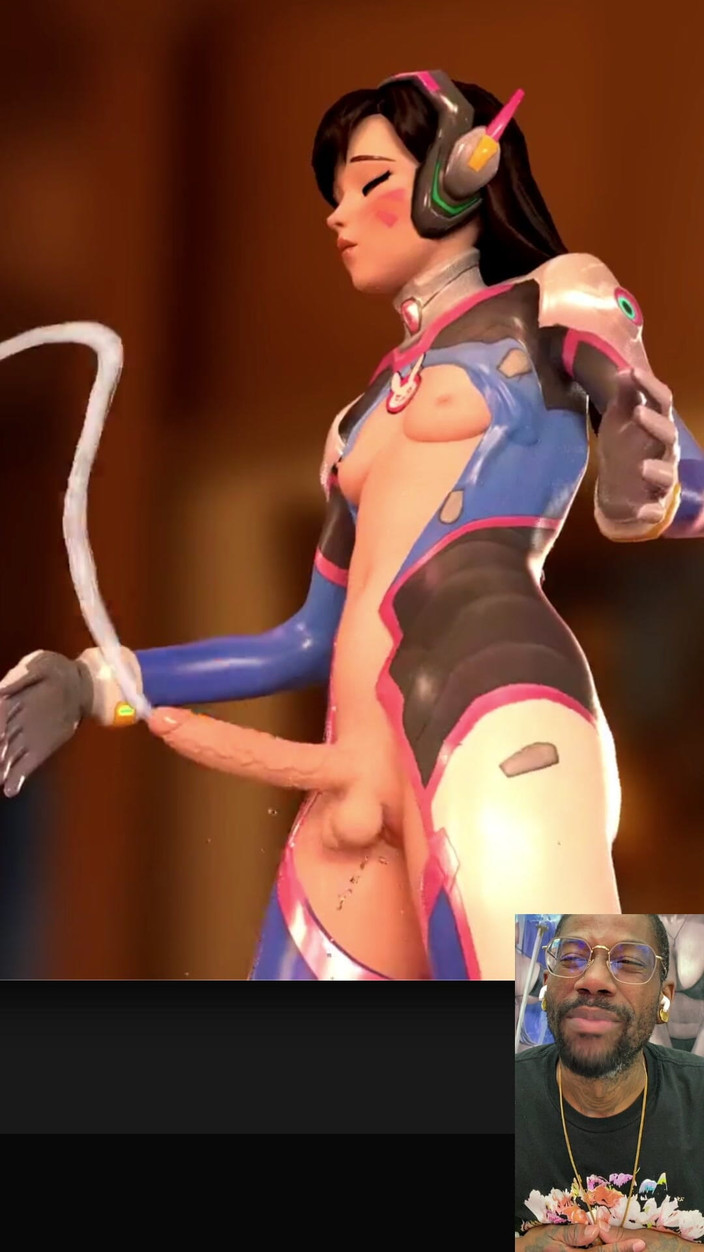 L6RD7BLU3 FUTA: D.va 让她的变性鸡巴被高潮超级操逼和喷出