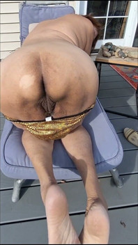 Relaxing Outside in My Bikini. the My Hairy Pussy Started Tingling, Then I Needed to Masturbate