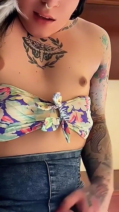Cute Trans Girl and Her Big Dick thumbnail