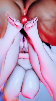 Dewi bertetek besar dalam ereksi: awek 3D dengan punggung besar - hentai animasi 3d