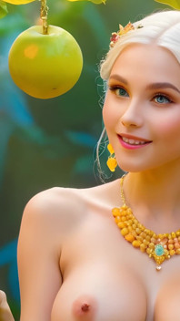 Beautiful Big Breasted Nude Elf Girl with Abiu