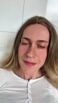 Amateur Crossdresser Teen Riding Cock in Bathtub
