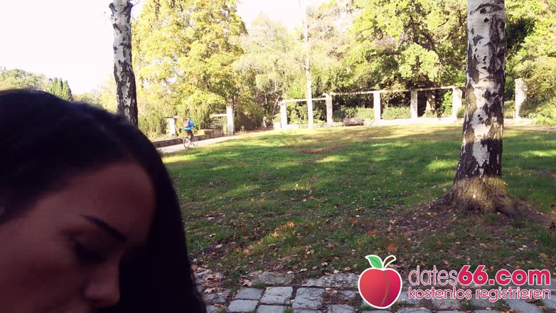 Dates66: Quase pego! Estranho fode latina Zara Mendez no parque da...
