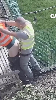 Security Cam Caught the Old Mature Hung Boss with His Workmate