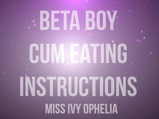 Miss Ivy Ophelia: Oğlan döl yeme talimatları - cei aşağılama