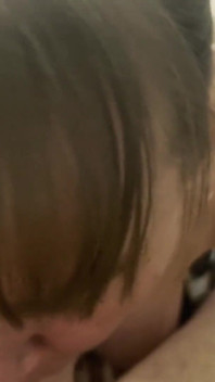 Mature wife marie enjoying a cock melting in her mouth