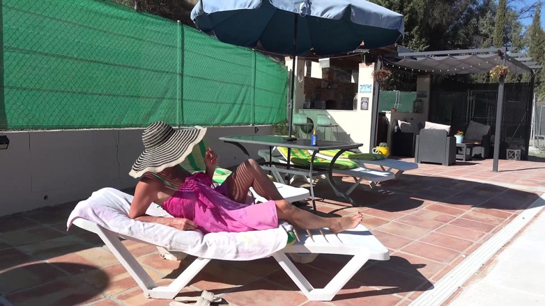 Aunt Judy's XXX: Gorgeous GILF Fucked by the Pool