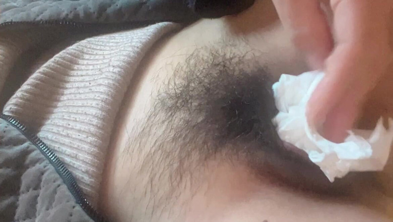sweethanajapanese: Pissing Pussy Hairy with Tiny Tit Tiny Body Petite Cute...