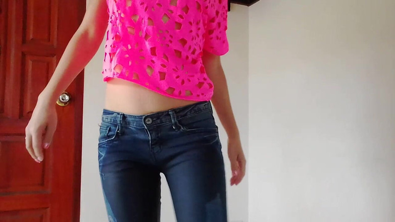 MissAnja_FH: Blue Jeans Smáčení a stříkání