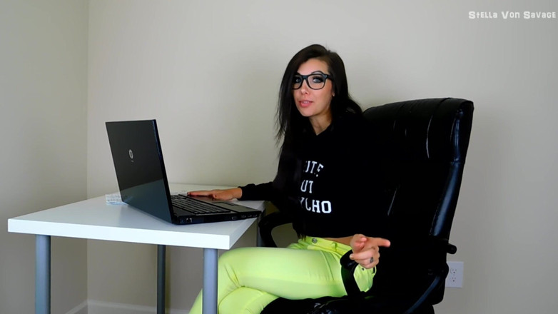 Stella Von Savage: Pixel Penis - Coworker's Sph