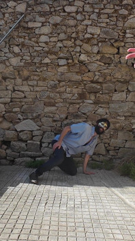 Das Spielzeug - eine starke BBW posiert mit und reitet ihr model