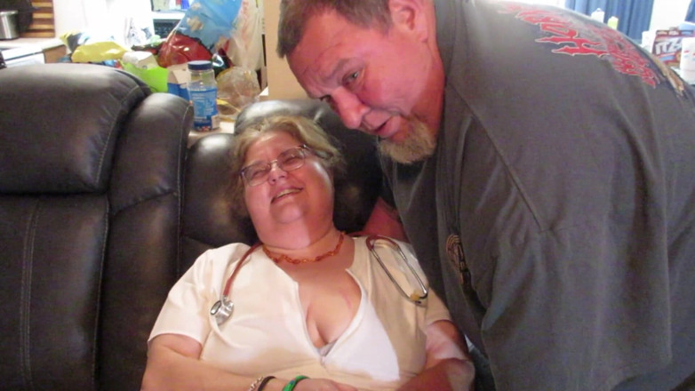 BBW nurse Vicki adventures with friends: Big boy isnt following the script but results are funny!