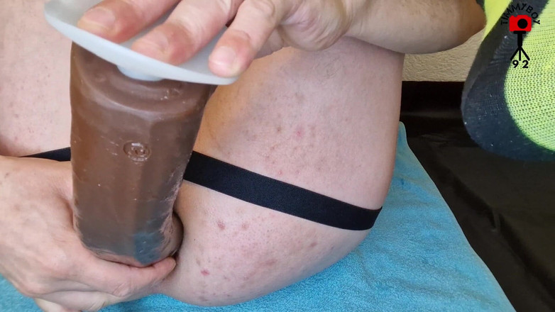 Timmyboy: Timmyboy Butt Cream Šukání na velkém černém péru Udělej moji kundičku Creamy