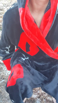 Pussy Masturbation and Urination Outdoors