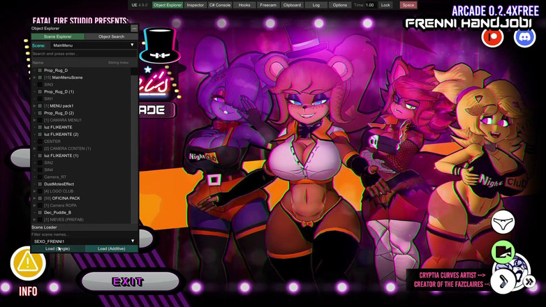 LewdArcade: Fap Nights at Frenni's Night Club Gallery [bagian 01] Koleksi Animasi Porno