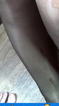 Thick cum on pantyhose