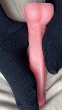 Solo Girlfriend with Rubber Dick Toy