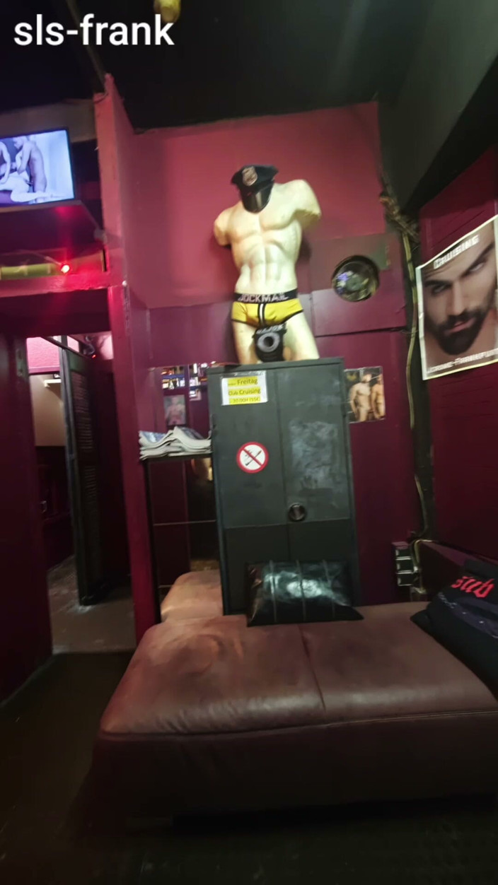 sls-frank: Sls-frank in Gay Kino Frankfurt Am Main Im Sling. Show...