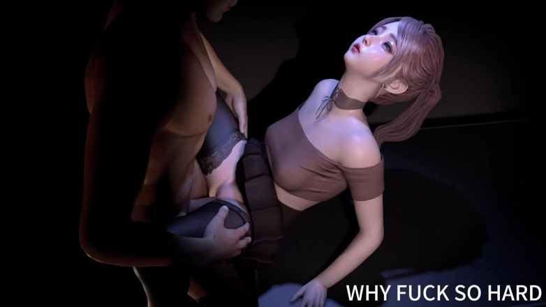 Why fuck so hard: 3D roztomilá hubená asijská studentka byla ošukaná jejím nevlastním otcem