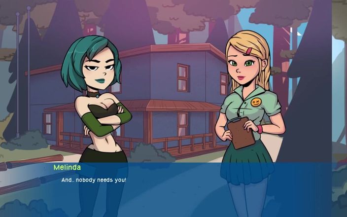 LoveSkySan69Real: Camp Pinewood [v2.8.0] Parte 22 sexy pelea Gwen por Loveskysan69