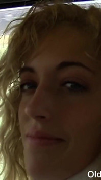 Olds Fuck Dolls - Young Slut Sarah Sweet Giving POV Blowjob to Old Man in Car