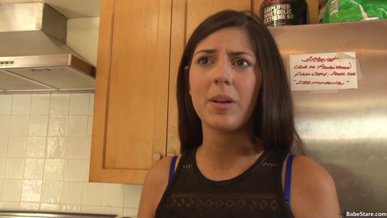 Babe Stare: Stepmom joins in the fun: Teen lesbians have a threesome...