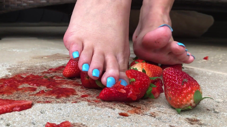 Goddess Lena: Strawberry crushing