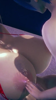 Sex with a Big Curvy Babe - 3D Hentai