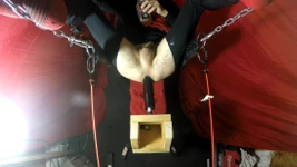 Solo play on 22 inch toy in sling