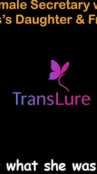 English Audio sex story - secretária transsexual alta com pau enorme - fode a enteada e o amigo do chefe - parte 1