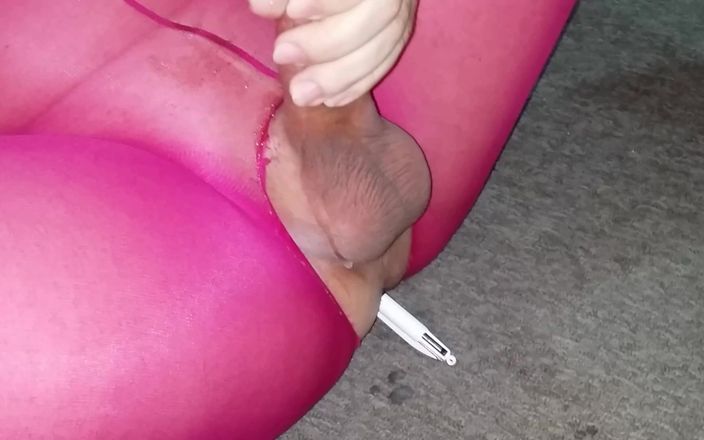 Dani Leg: Renkli külotlu çoraplı femboy dani&amp;#039;nin tombul bacakları çok seksi ve azdırıyor