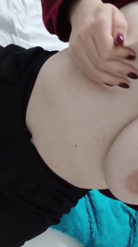 Before Work Touching My Boobs