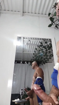Cum in Front of the Mirror