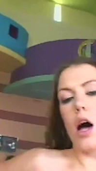 Stunning Big Natural Tits Latina Charmane in White Lace Lingerie Making Fantasies Become a Reality