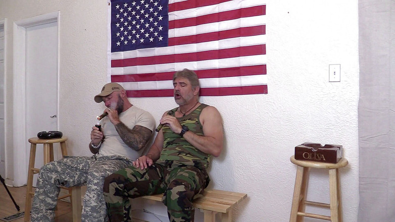 MasculineJason - Jason Collins: Vojenská kuřba Jasona Collinse, rimming a doutníky!