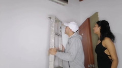 MiaYAlex: Brunetka Latina má potíže se světlem, ale saje mi ptáka,...