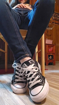 Get Down and Clean My Converse