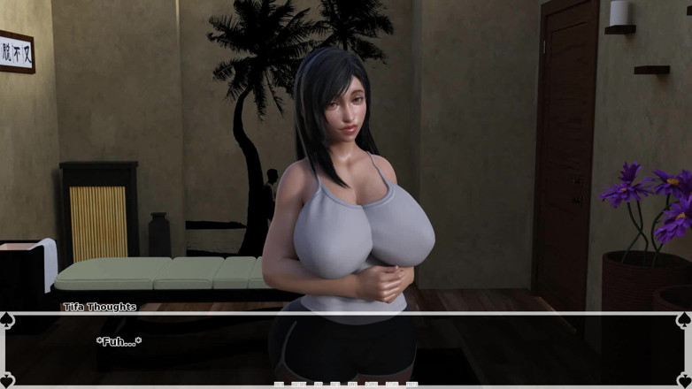 Dirty GamesXxX: Tifa的黑暗天堂：女孩后悔欺骗她的男朋友，并继续这样做 - 第10集