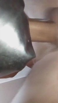 Leather pillow stuffed closeup