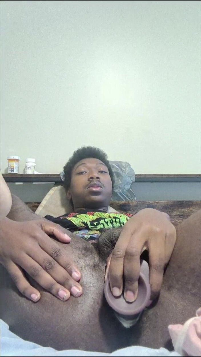 DaBlackFemboy: Femboy Deep Creamy Strokes in Missionary
