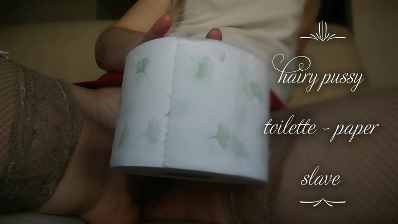 RavenBigAss: Hairy pussy slave: you are like toilet paper!