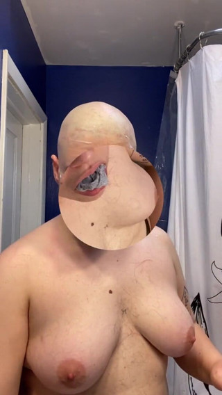 Adama Daat: Hairless whore: going completely bald and browless with a fetish...