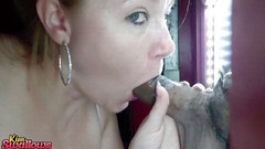 Kim Swallows: グローリーホール猿轡喉負荷