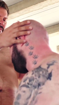 BEARFILMS - Justin West hammered by juicy bear Adam Jones