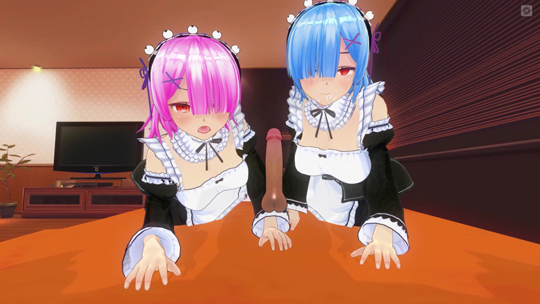 H3DC: SUDUT PANDANGAN PERTAMA HENTAI 3D. Ram dan Rem menghisap zakar awak