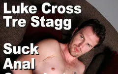 Luke Cross a Tre Stagg sají anální výstřik
