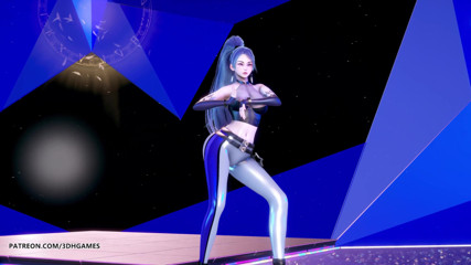 3D-Hentai Games: [MMD] (G)I-DLE - LATATA Kaisa hot striptease league of legends KDA 4K 60FPS