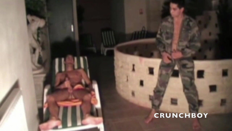 Crunch Boy: Twink fucked by sexy latino militaty boy